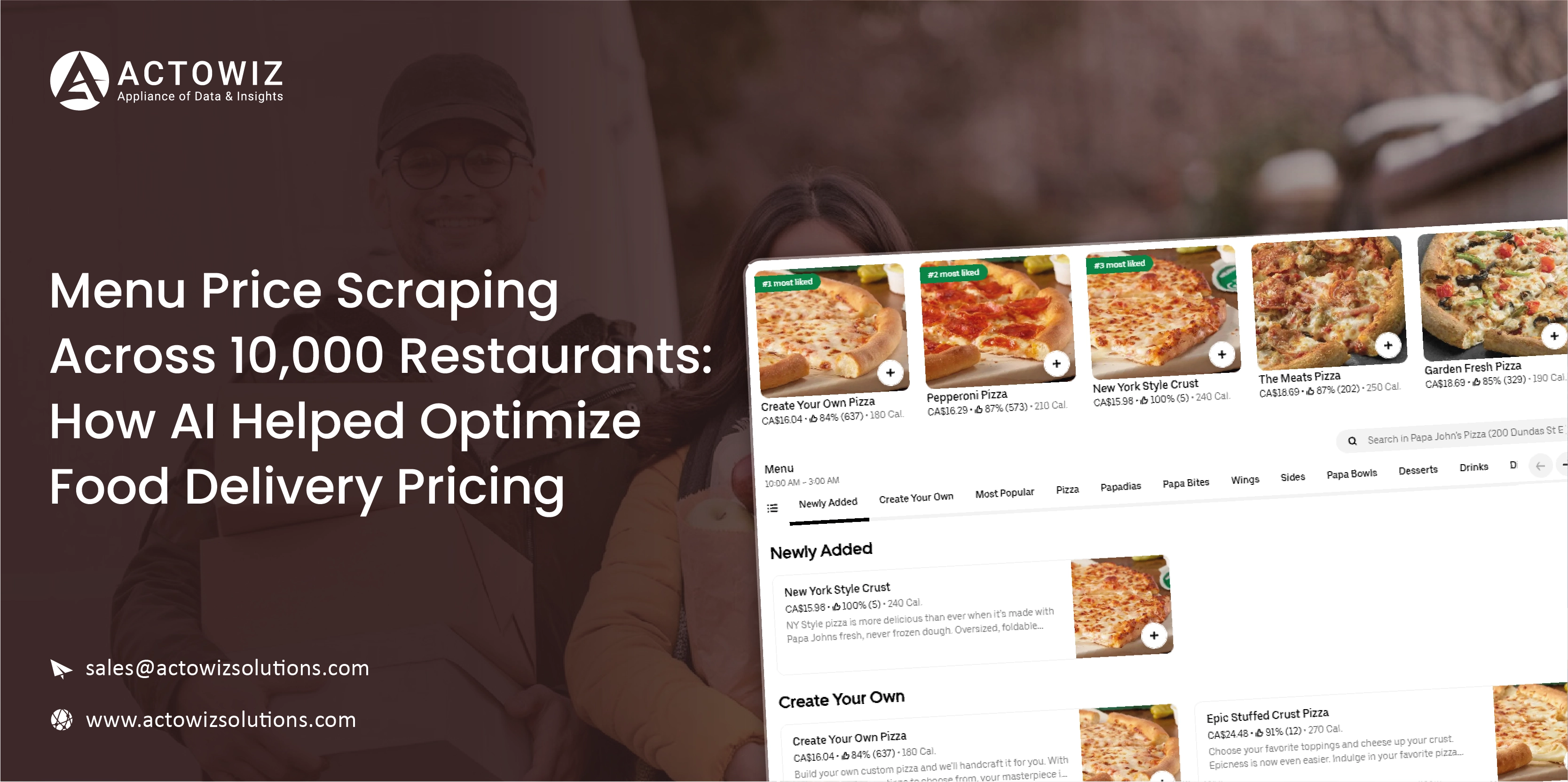 Menu Price Scraping Across 10,000 Restaurants How AI Helped Optimize Food Deliver